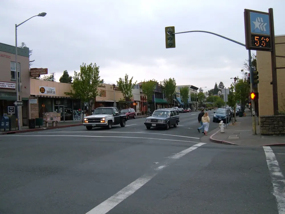 Main Street in downtown Sebastopol
